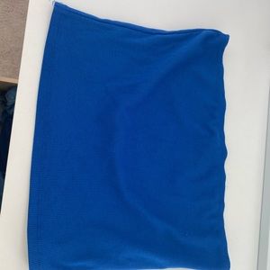 Blue tube top